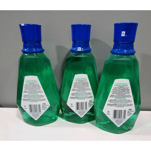 Crest Scope Outlast Mouthwash Rince, Fresh Mint, 1 Liter ( 33.8 fl oz ) 3 pack - Picture 2 of 4